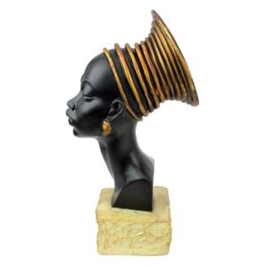 Design Toscano NG32782 5 1/2 Inch Nubian Kandake Bust