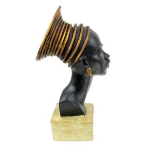 Design Toscano NG32782 5 1/2 Inch Nubian Kandake Bust