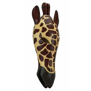 Design Toscano NG33503 5 1/2 Inch Giraffe Mask Plaque