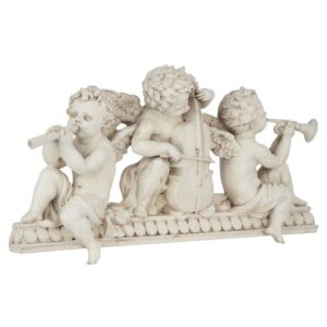 Design Toscano NG33572 19 1/2 Inch Angelic Notes Pediment