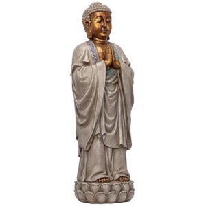 Design Toscano NG33692 9 Inch Bodh Gaya Buddha Statue