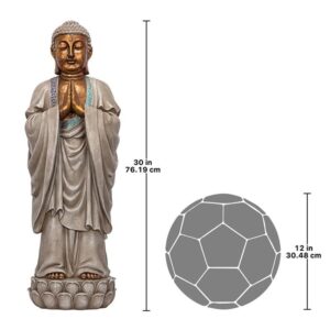 Design Toscano NG33692 9 Inch Bodh Gaya Buddha Statue