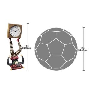 Design Toscano NG33744 5 Inch Juggling Time Jester Clock