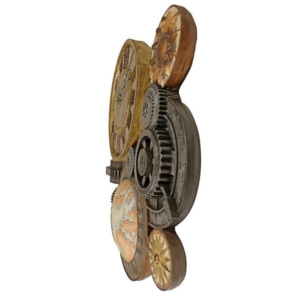 Design Toscano NG33981 15 Inch Medium Gears of Time Clock