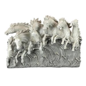 Design Toscano NG34016 31 1/2 Inch Neptunes Horses of the Sea Frieze