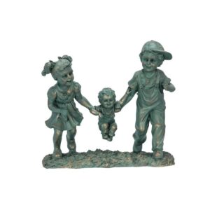 Design Toscano NG34161 12 Inch Swing Time Children Garden Statue