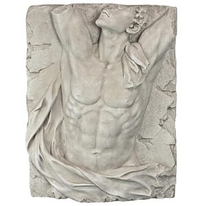 Design Toscano NG34254 21 Inch Torso of Adonis Frieze