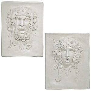 Design Toscano NG928330 23 Inch Set of Opimus and Vappa Plaques Large