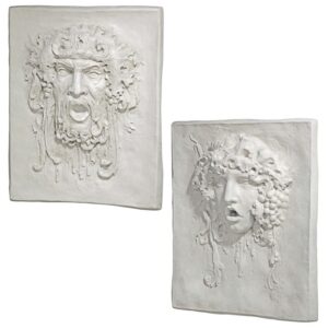 Design Toscano NG928330 23 Inch Set of Opimus and Vappa Plaques Large