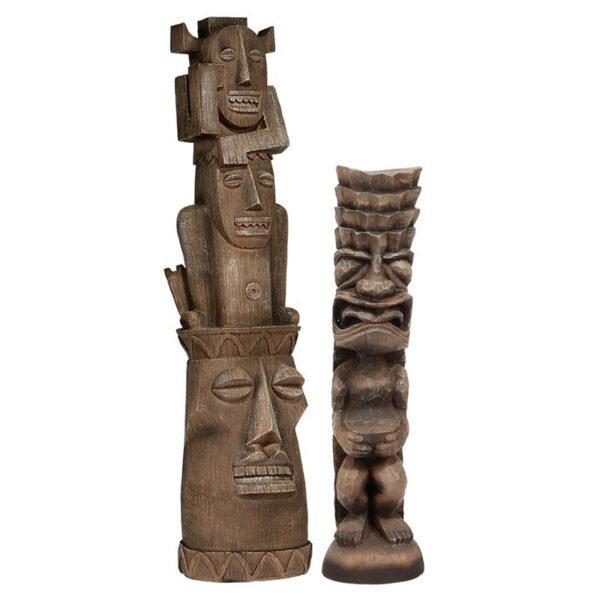 Design Toscano NG931189 6 Inch Set of Tiki Gods Set