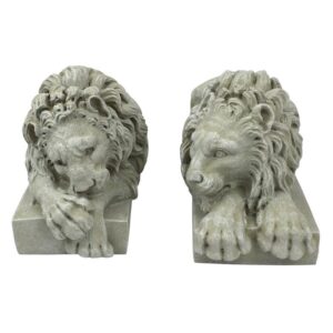 Design Toscano NG99035 12 Inch Vatican Lions, Set of 2