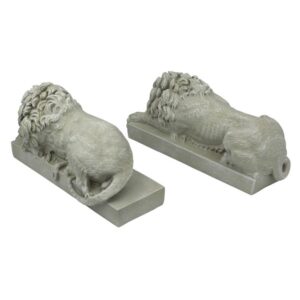 Design Toscano NG99035 12 Inch Vatican Lions, Set of 2