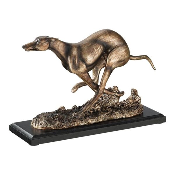 Design Toscano NY1280200 3 Inch Greyhound Whippet Art Deco Dog Statue