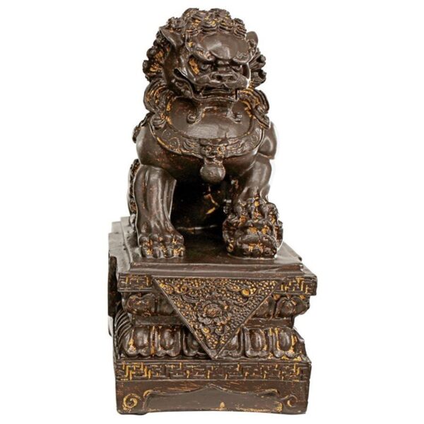 Design Toscano NY13668011 4 1/2 Inch Chinese Guardian Female Foo Dog