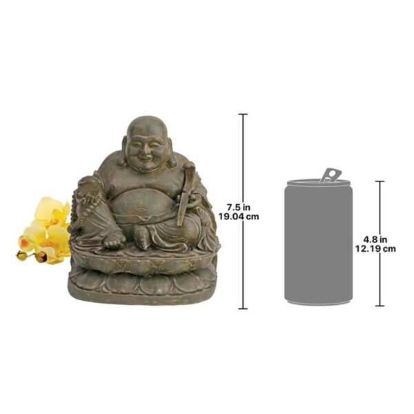 Design Toscano NY400540 6 1/2 Inch Laughing Buddha