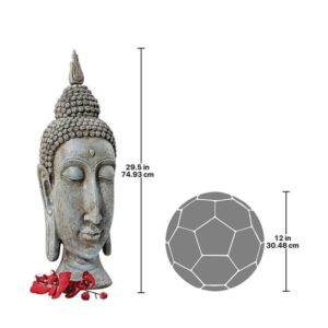 Design Toscano NY513702 11 1/2 Inch Sukhothai Buddha Bust