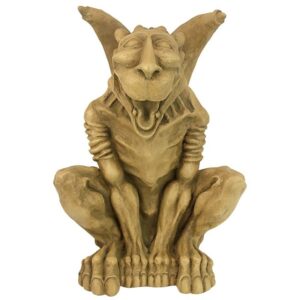 Design Toscano OS68933 10 Inch Large Leo the Laughing Gargoyle