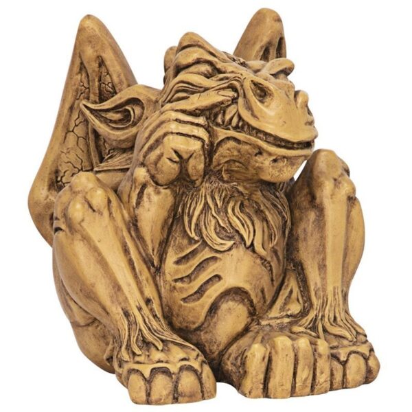 Design Toscano OS69003 8 1/2 Inch Large Feast on Fools Gargoyle Statue