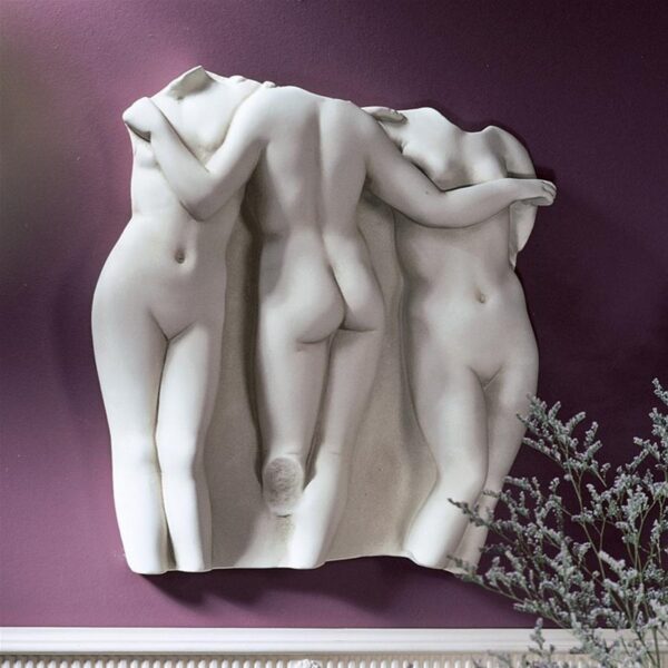 Design Toscano OS69359 29 Inch Three Graces Frieze Large Scale