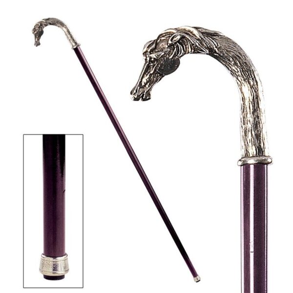 Design Toscano PA6025 Padrone 1 Inch Horse Handle Walking Stick