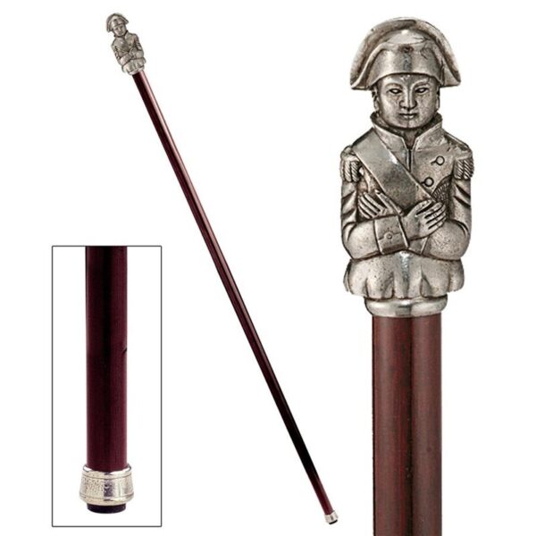 Design Toscano PA90100 Padrone 1 1/2 Inch Napoleon Walking Stick