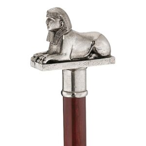 Design Toscano PA9104 Padrone 1 Inch Sphinx Pewter Walking Stick