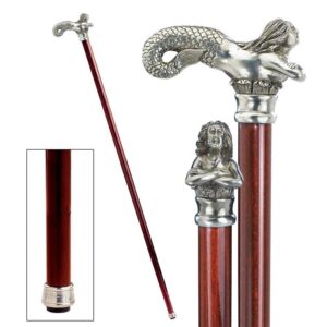 Design Toscano PA9114 Padrone 1 Inch Mermaid Walking Stick