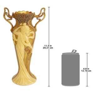 Design Toscano PD0023 Art Nouveau 6 1/2 Inch Salon Michele Vase