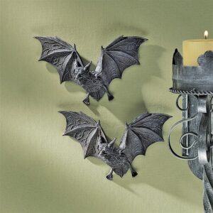 Design Toscano PD0054 7 Inch Vampire Bats of Barbarosa, Set of 2