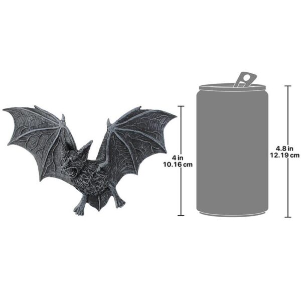 Design Toscano PD0054 7 Inch Vampire Bats of Barbarosa, Set of 2