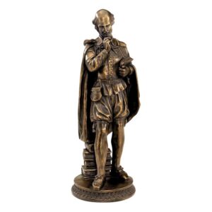 Design Toscano PD1484 4 Inch Pondering Shakespeare Statue