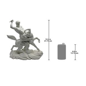 Design Toscano PD208 11 1/2 Inch Fighting Centaur Bonded Marble Statue