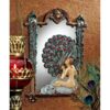 Design Toscano PD3503 13 Inch Peacock Dreams Wall Mirror