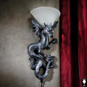 Design Toscano PD63474 7 1/2 Inch Ravenscraig Castle Dragon Sconce