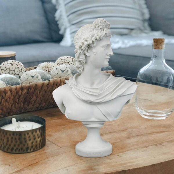 Design Toscano PD72520 8 Inch Apollo Belvedere Bust