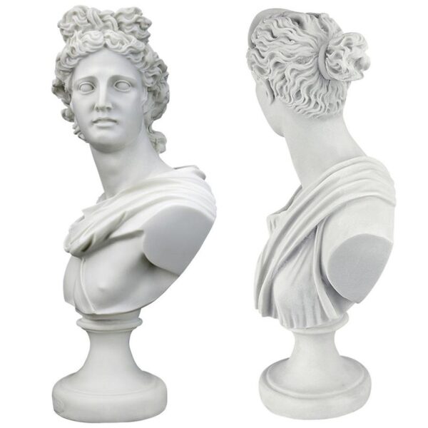 Design Toscano PD9725 8 1/2 Inch Set of Diana of Versailles and Apollo Belvedere