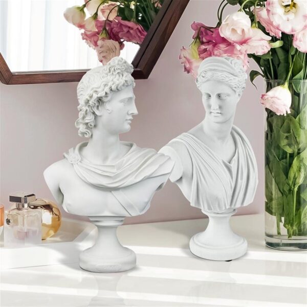 Design Toscano PD9725 8 1/2 Inch Set of Diana of Versailles and Apollo Belvedere