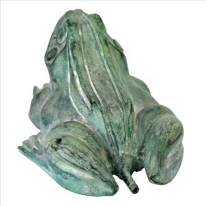 Design Toscano PN5791 5 1/2 Inch Small Bull Frog Statue