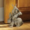 Design Toscano QH11134 6 Inch Bunched Bunnies Cast Iron Rabbit Statue