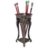 Design Toscano QH7231 13 1/2 Inch Greek Satyr Cast Iron Umbrella Stand