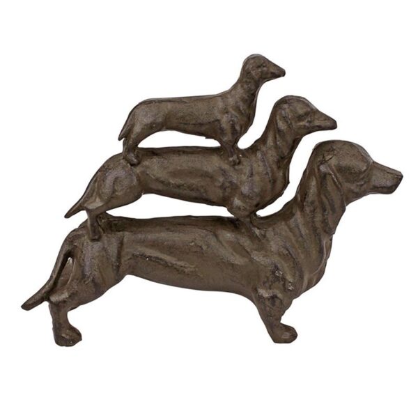 Design Toscano QH7468 2 Inch Stacked Dachshunds Statue