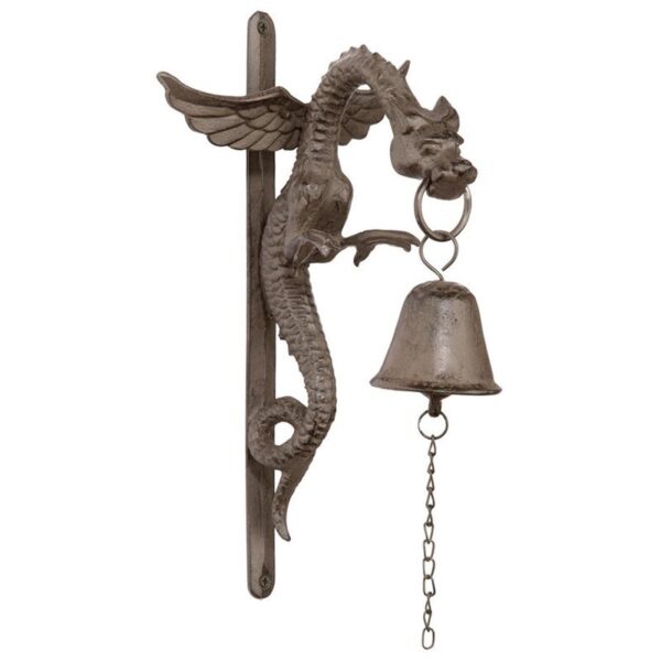 Design Toscano QH8206 7 Inch Florentine Dragon Gothic Doorbell