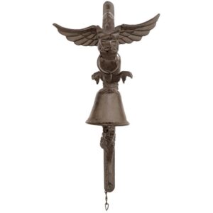 Design Toscano QH8206 7 Inch Florentine Dragon Gothic Doorbell