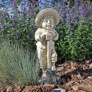 Design Toscano QL1006 4 Inch Medium Samuel Gardener Boy Statue