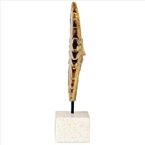 Design Toscano QL1181 11 1/2 Inch Golden Life Force Sun Statue