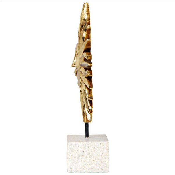 Design Toscano QL1181 11 1/2 Inch Golden Life Force Sun Statue