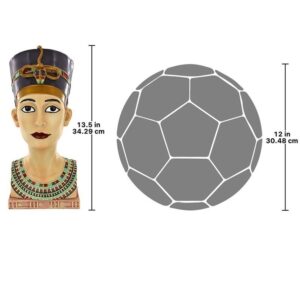 Design Toscano QL1242213 8 1/2 Inch Large Queen Nefertiti Bust