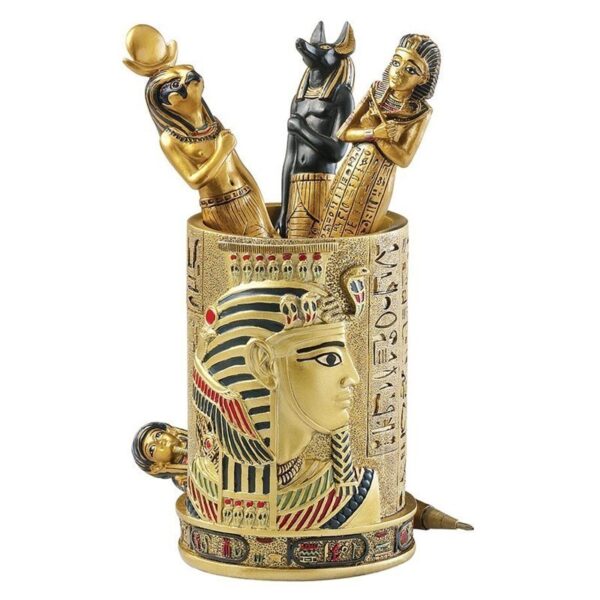 Design Toscano QL1244 3 Inch Pharaoh Pen Cup