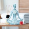 Design Toscano QL1274 8 Inch Spiritual Zen Yoga Meditation Statue