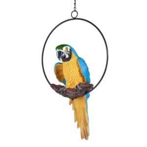 Design Toscano QL12820 10 Inch Medium Polly in Paradise Parrot